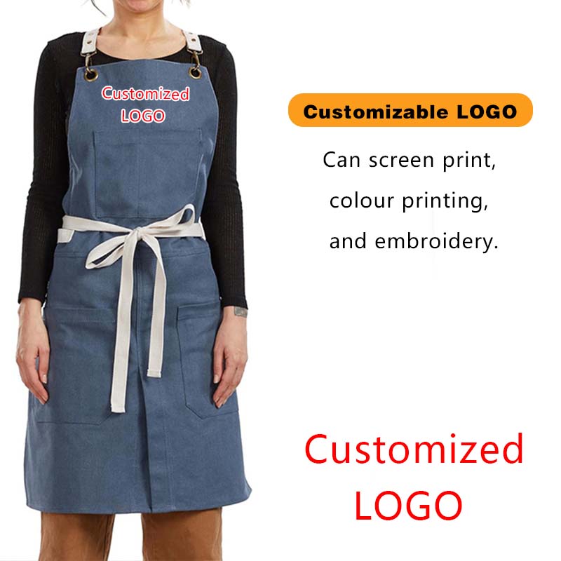 Embroidery Kitchen - Grembiule da ricamo impermeabile con logo