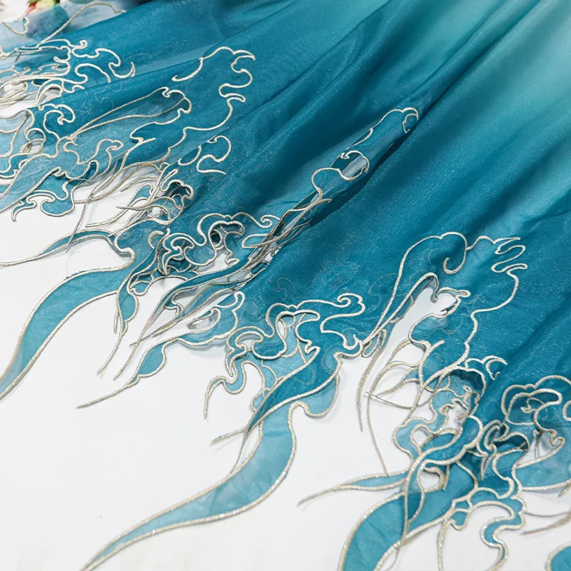Embroidery Skirt - Tessuto con Ricamo in Stile Cinese