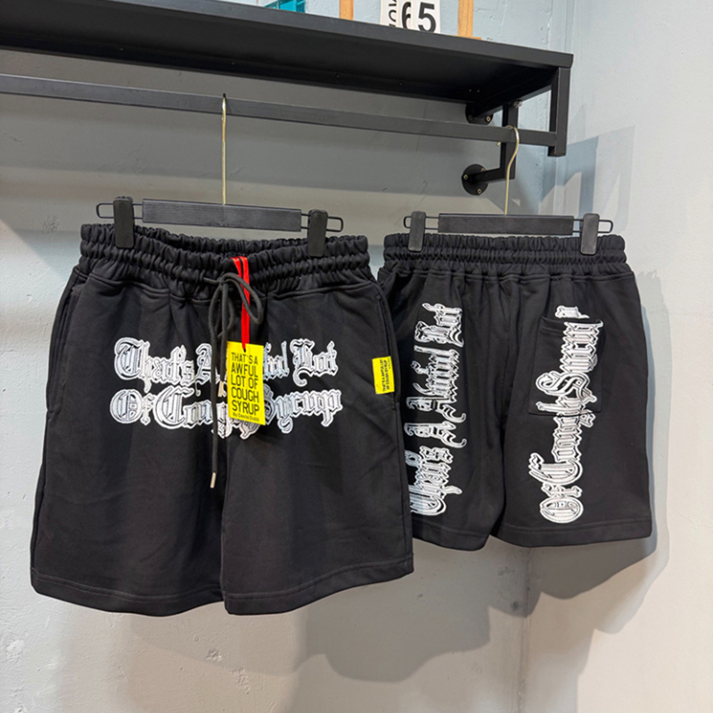 Embroidery Font Free - Nuovi Pantaloncini da Uomo Hip Hop