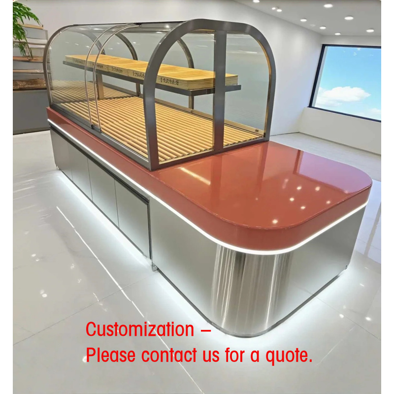 Frame Display Wood - Espositore per Pane Personalizzabile in Vetro