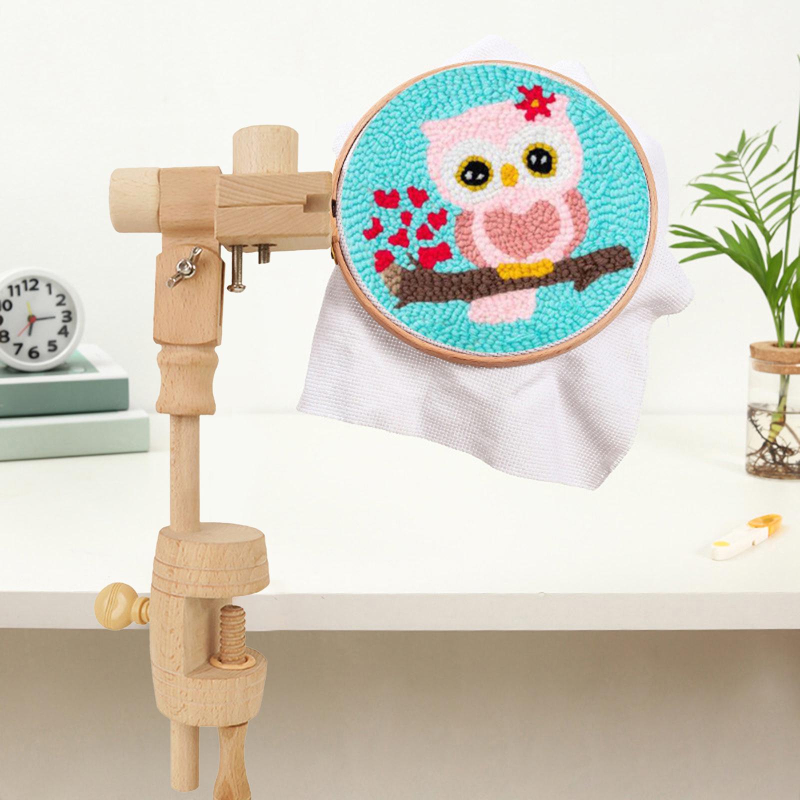Frame Display Wood - Supporto Regolabile per Punto Croce in