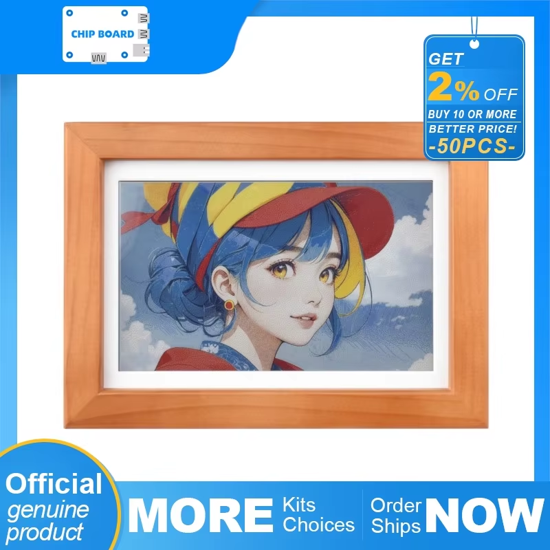Frame Display Wood - Waveshare ESP32-S3 PhotoPainter: display E-Paper da
