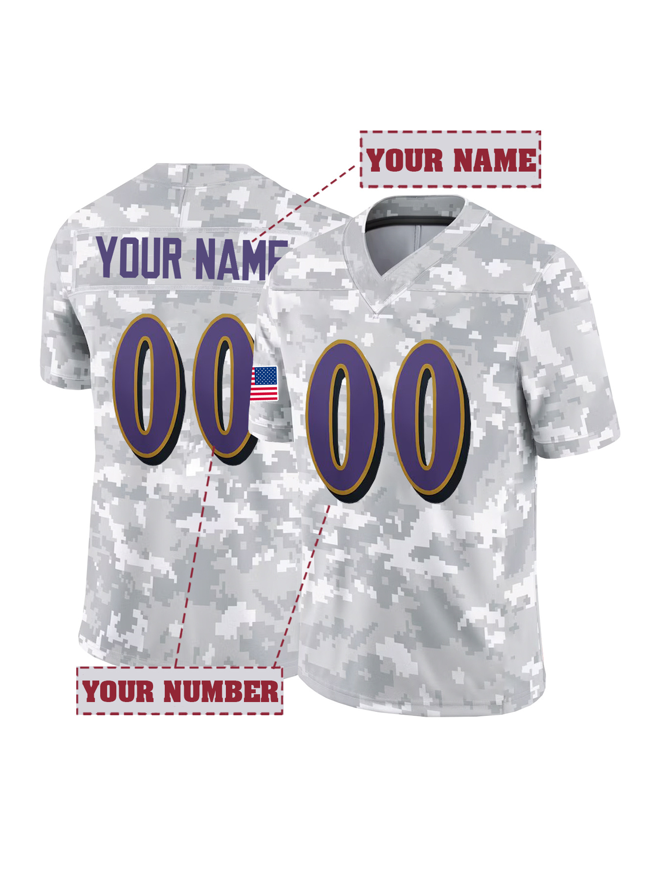Embroidery Jersey - Maglia da Calcio Personalizzata con Nome
