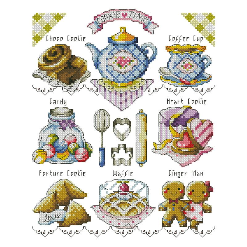 Embroidery Kitchen - Kit punto croce Kit ricamo fai-da-te