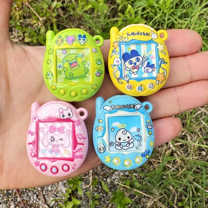 Embroidery Art Painting - Perline stampate fronte-retro Tamagotchi, materiali fai