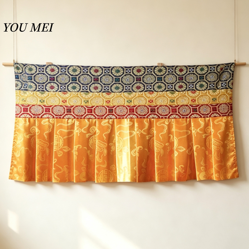Embroidery Skirt - Decorazione Sospesa per Sala Buddista, Tenda