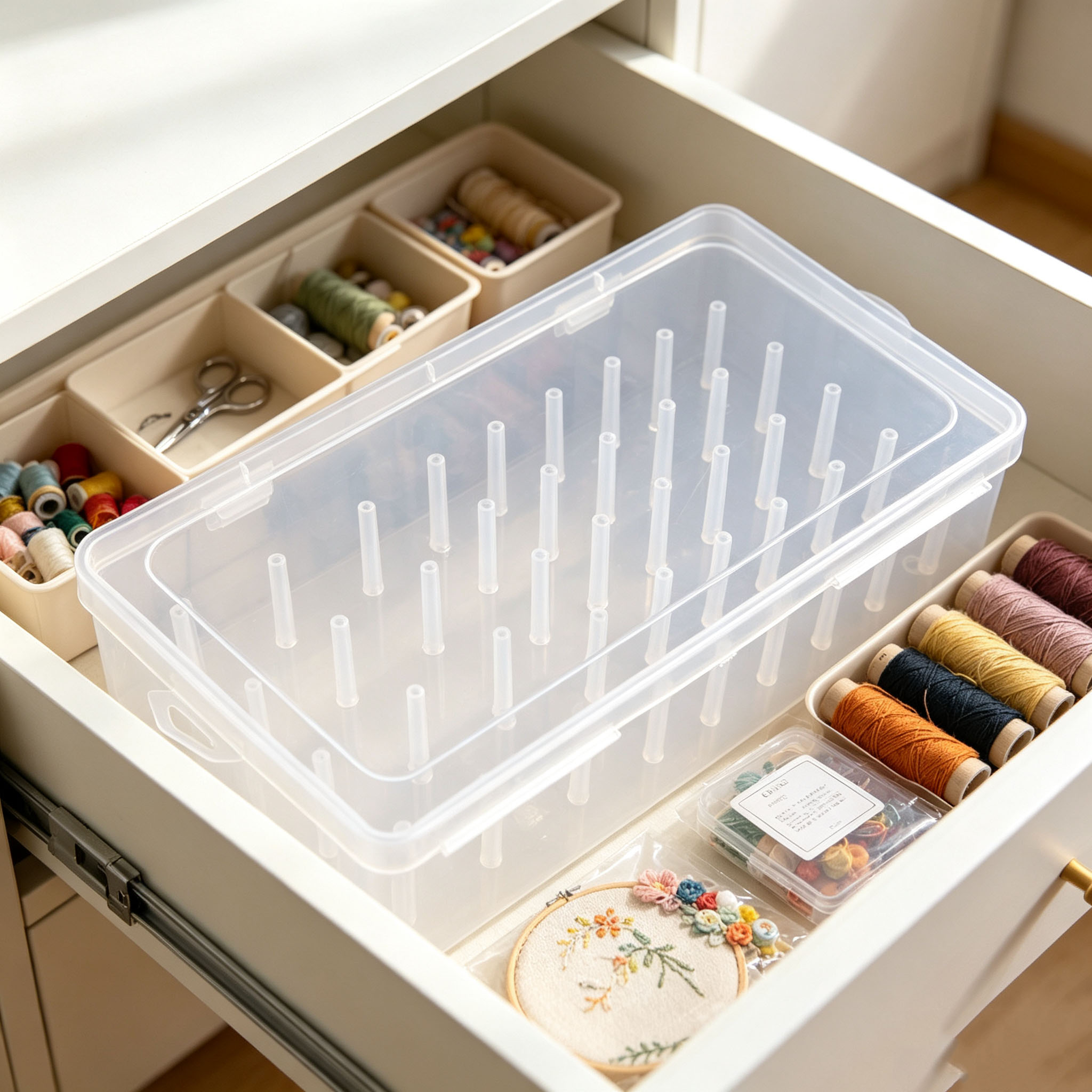 Embroidery Floss - Organizzatore per Rocchetti di Filo, Contenitore