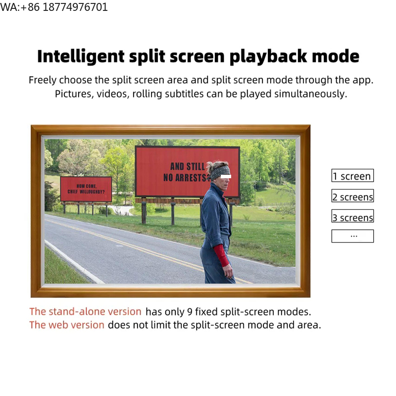 Frame Display Wood - Cornice Digitale 4K IPS con Schermo