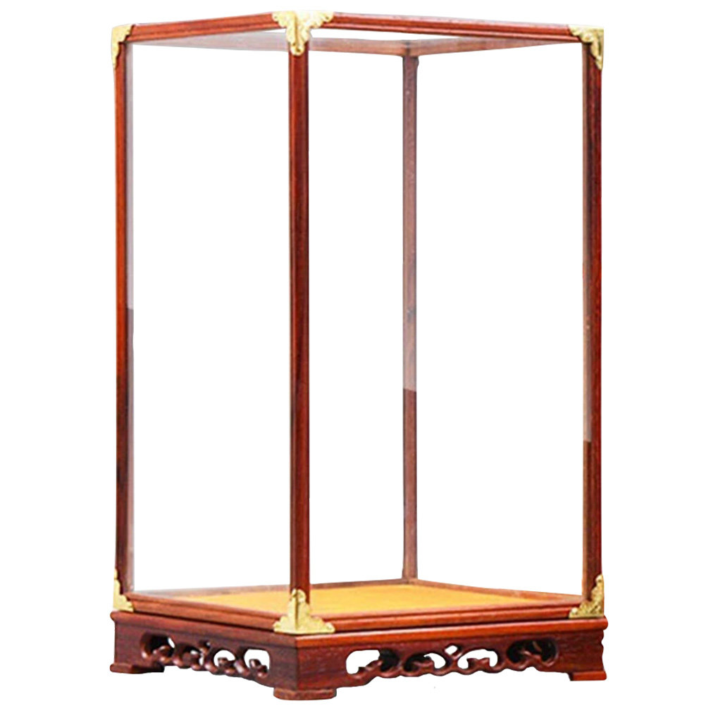 Frame Display Wood - Vetrina in vetro per Buddha, custodia