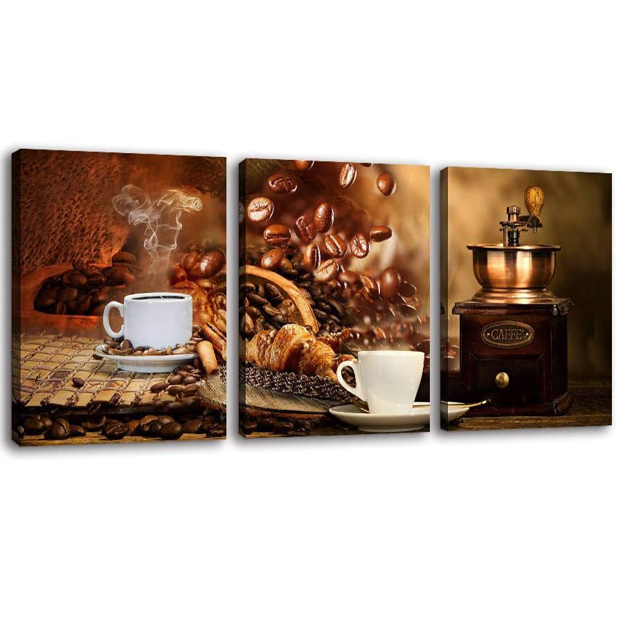Embroidery Kitchen - Caffè a tema pittura diamante cucina