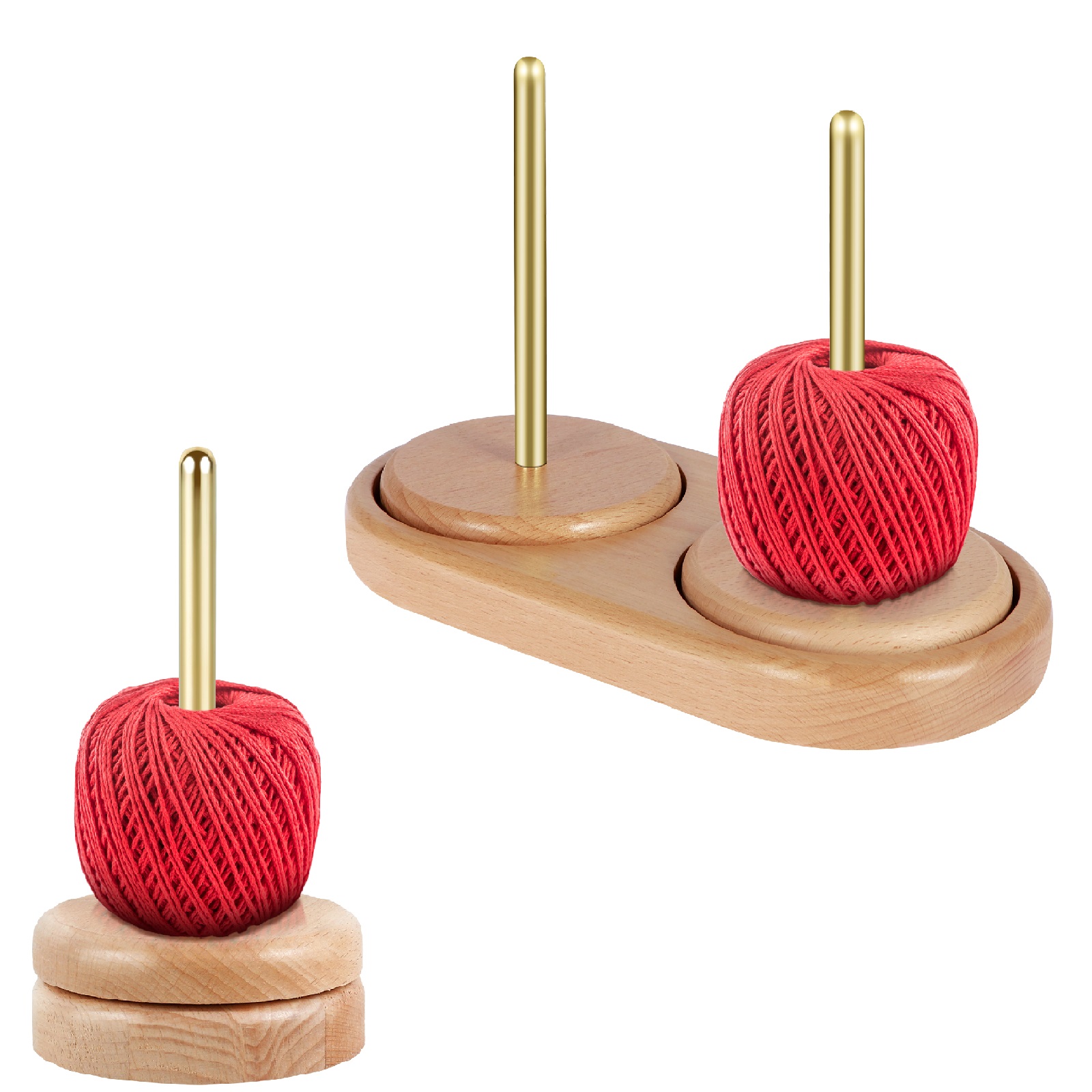 Embroidery Yarn - Porta palline per filato Supporto girevole
