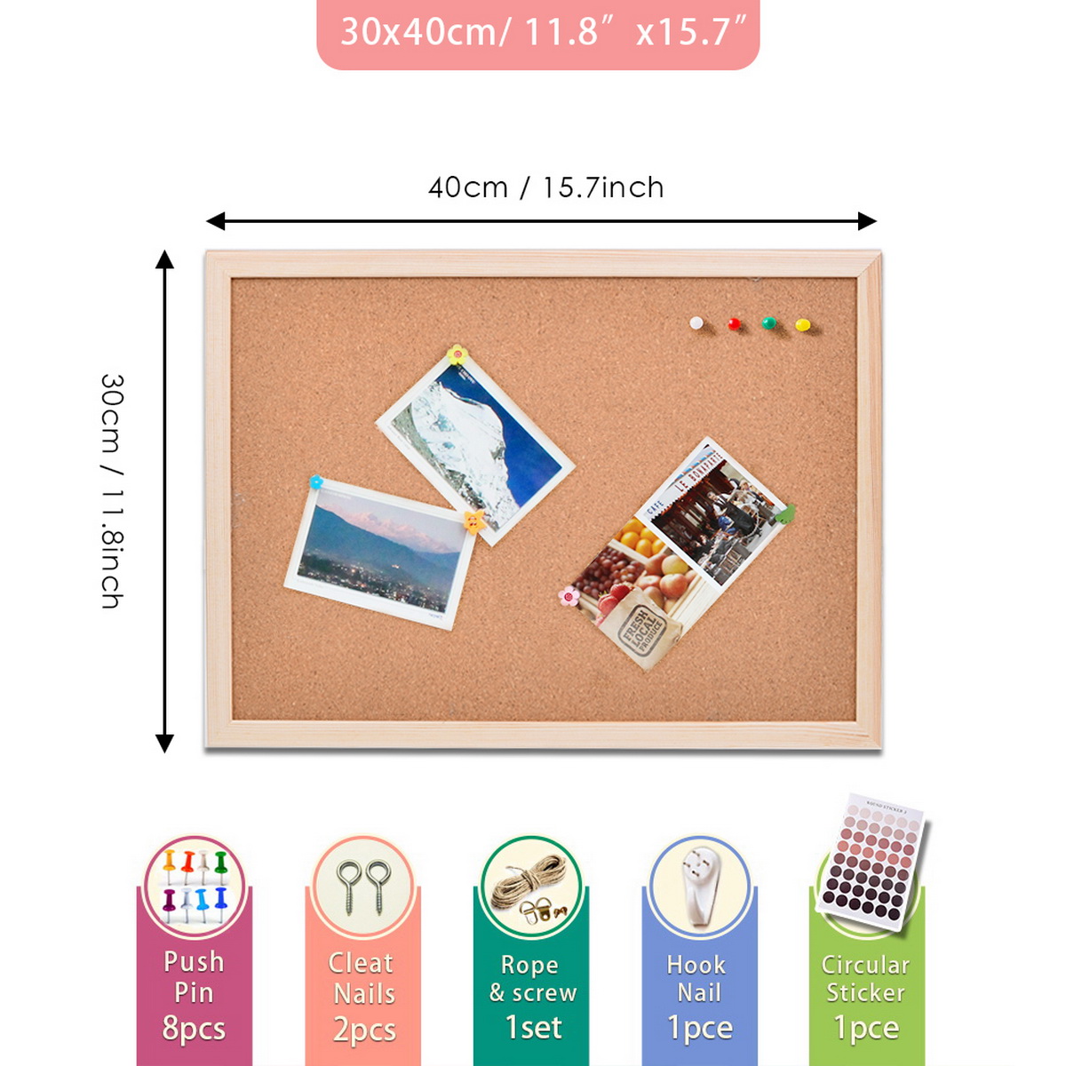Bacheca in sughero con cornice - Frame Display Wood recensione e prezzo