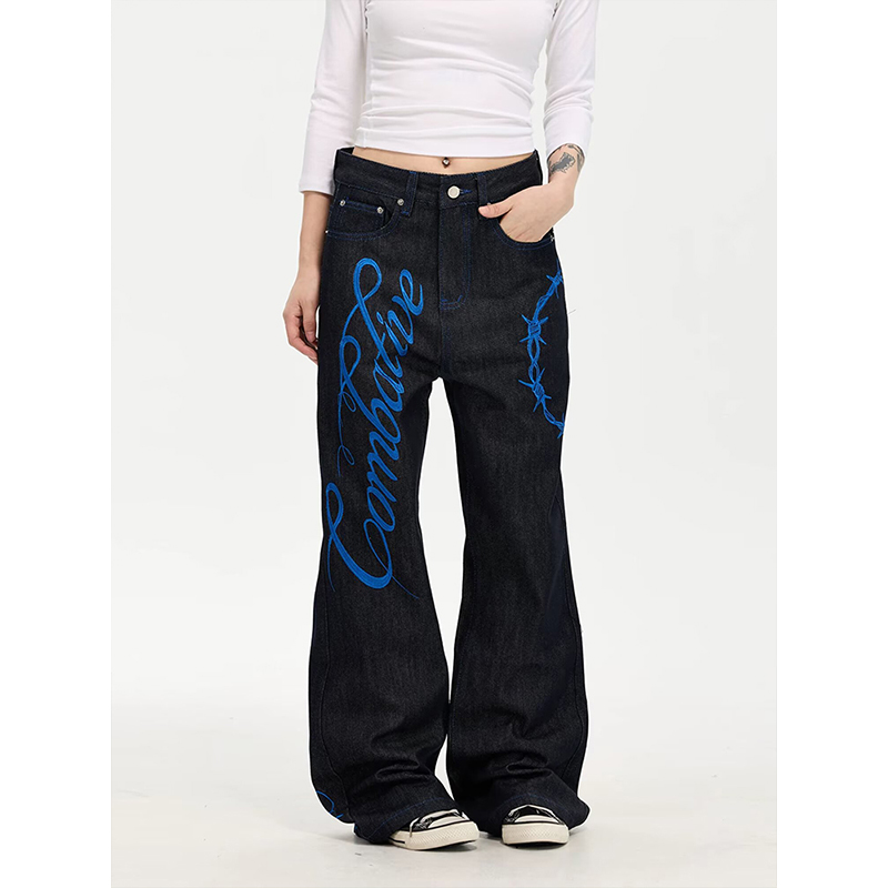 Jeans da donna con ricamo a fo - Embroidery Font Free recensione e prezzo
