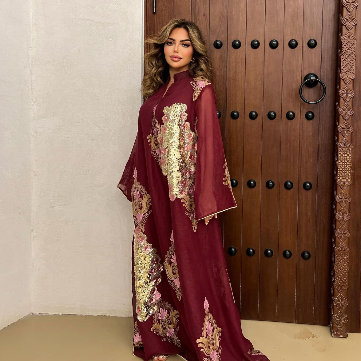 Abito lungo da donna musulmana - Embroidery Arabic recensione e prezzo