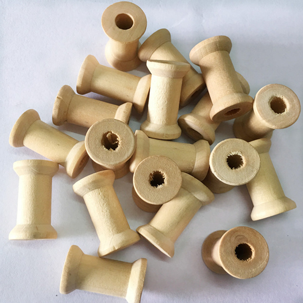60 bobine in legno naturale pe - Embroidery Threads recensione e prezzo