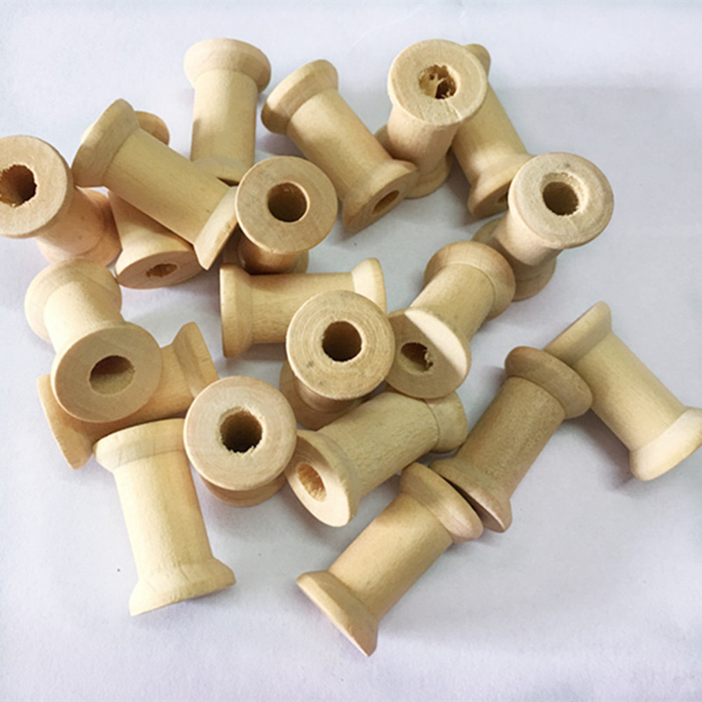 60 bobine in legno naturale pe - Embroidery Threads recensione e prezzo