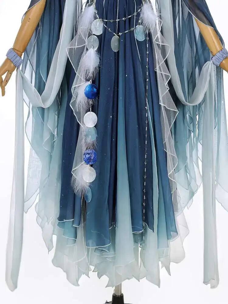 Abito Blu Esotico con Ricami E - Embroidery Skirt recensione e prezzo