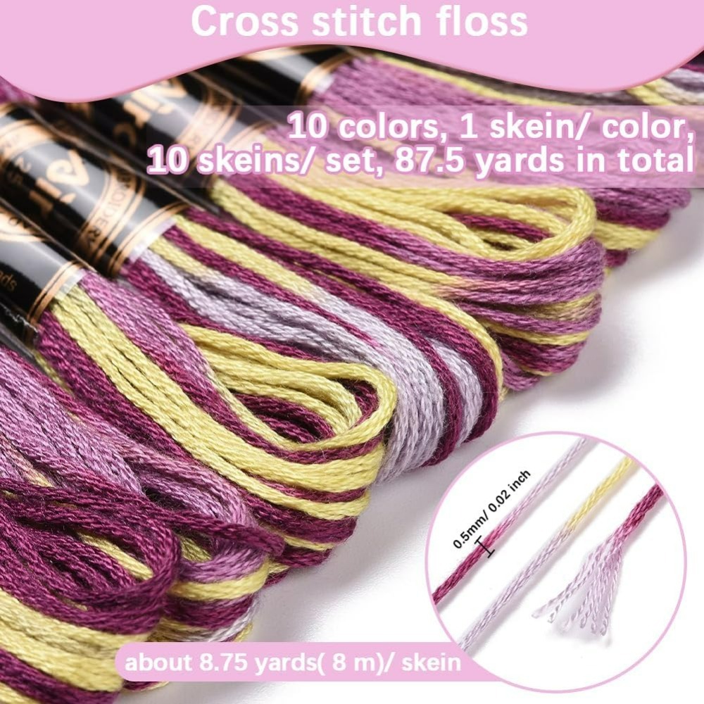 6 fili viola filo da ricamo va - Embroidery Floss recensione e prezzo