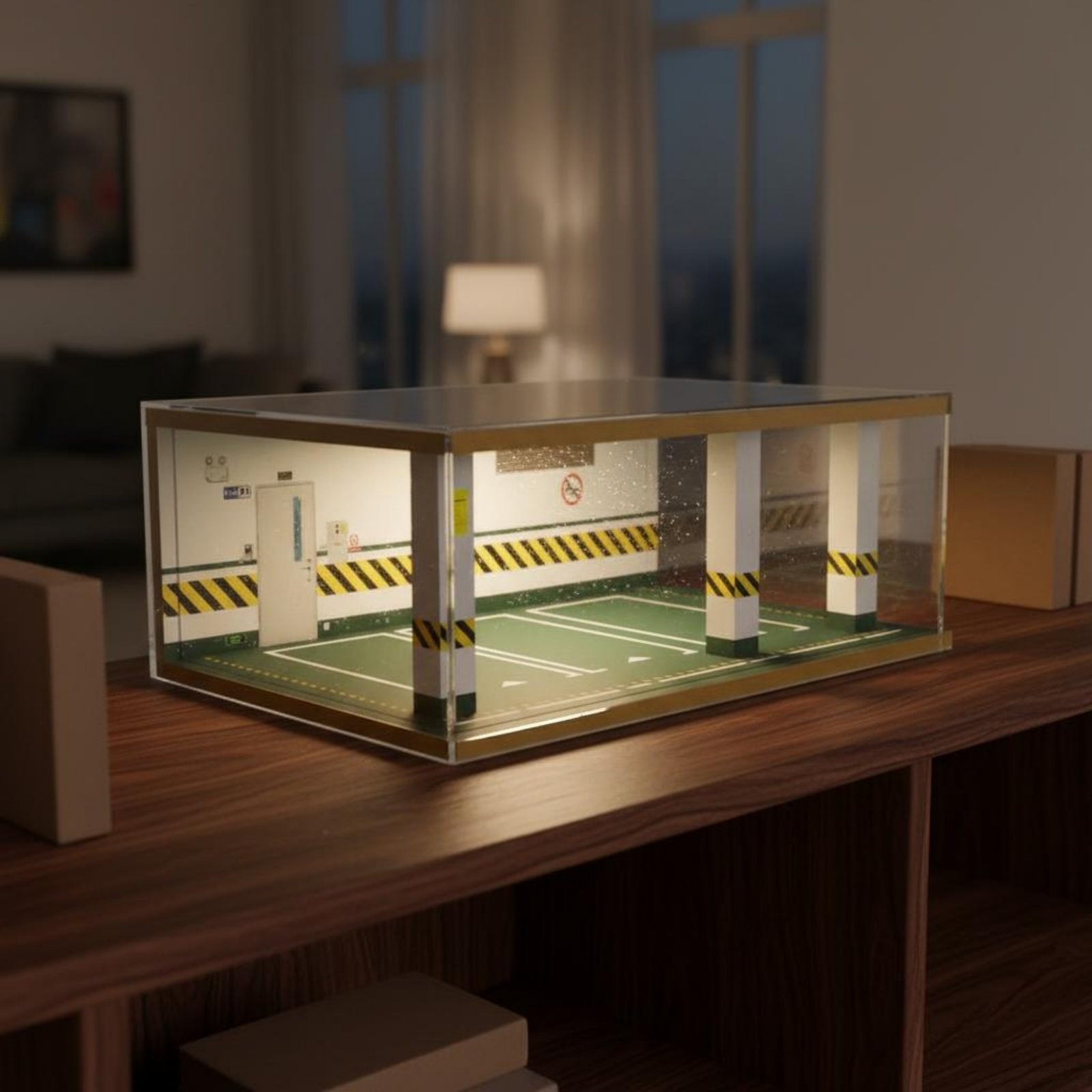 Garage in Miniatura in Scala 1 - Frame Display Wood recensione e prezzo