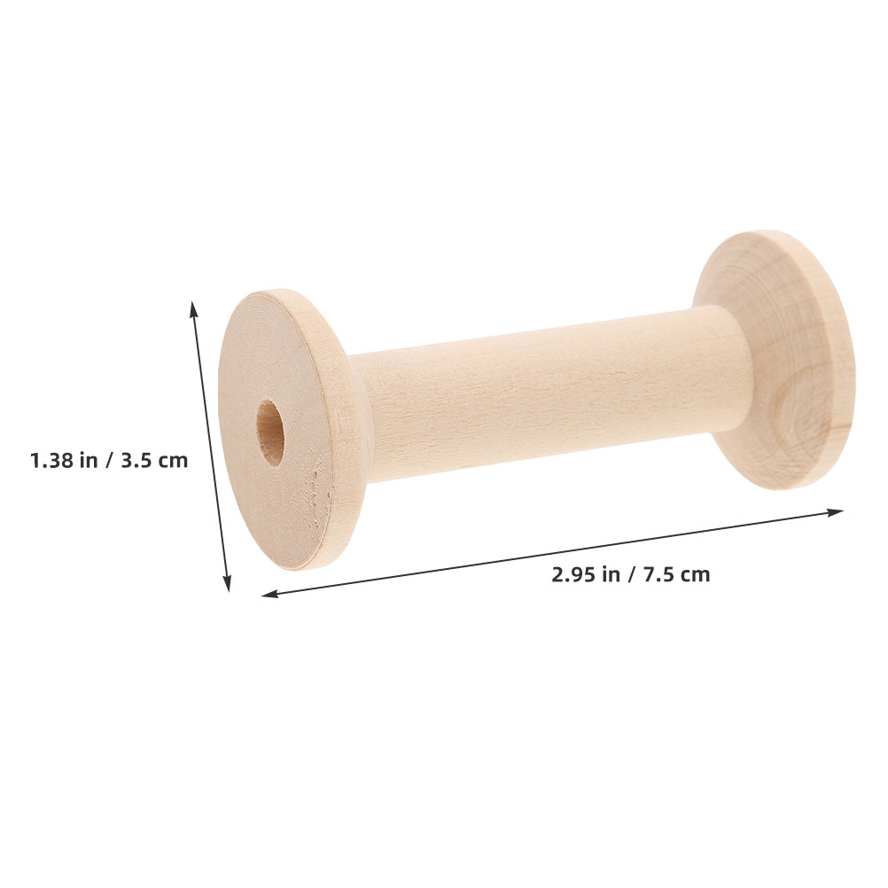Set da 4 portabobine in legno, - Embroidery Yarn recensione e prezzo