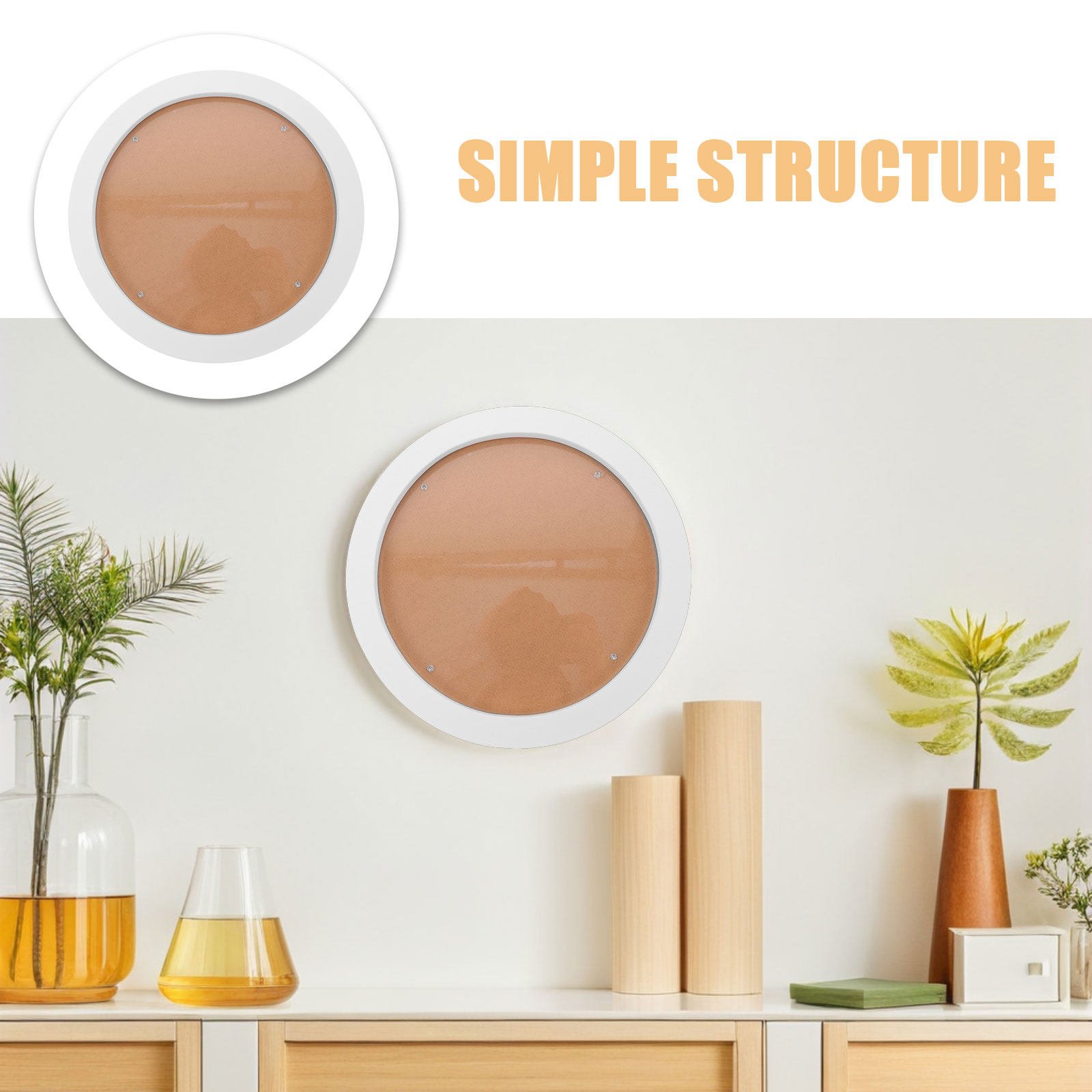 Cornice circolare da 14 pollic - Frame Display Wood recensione e prezzo