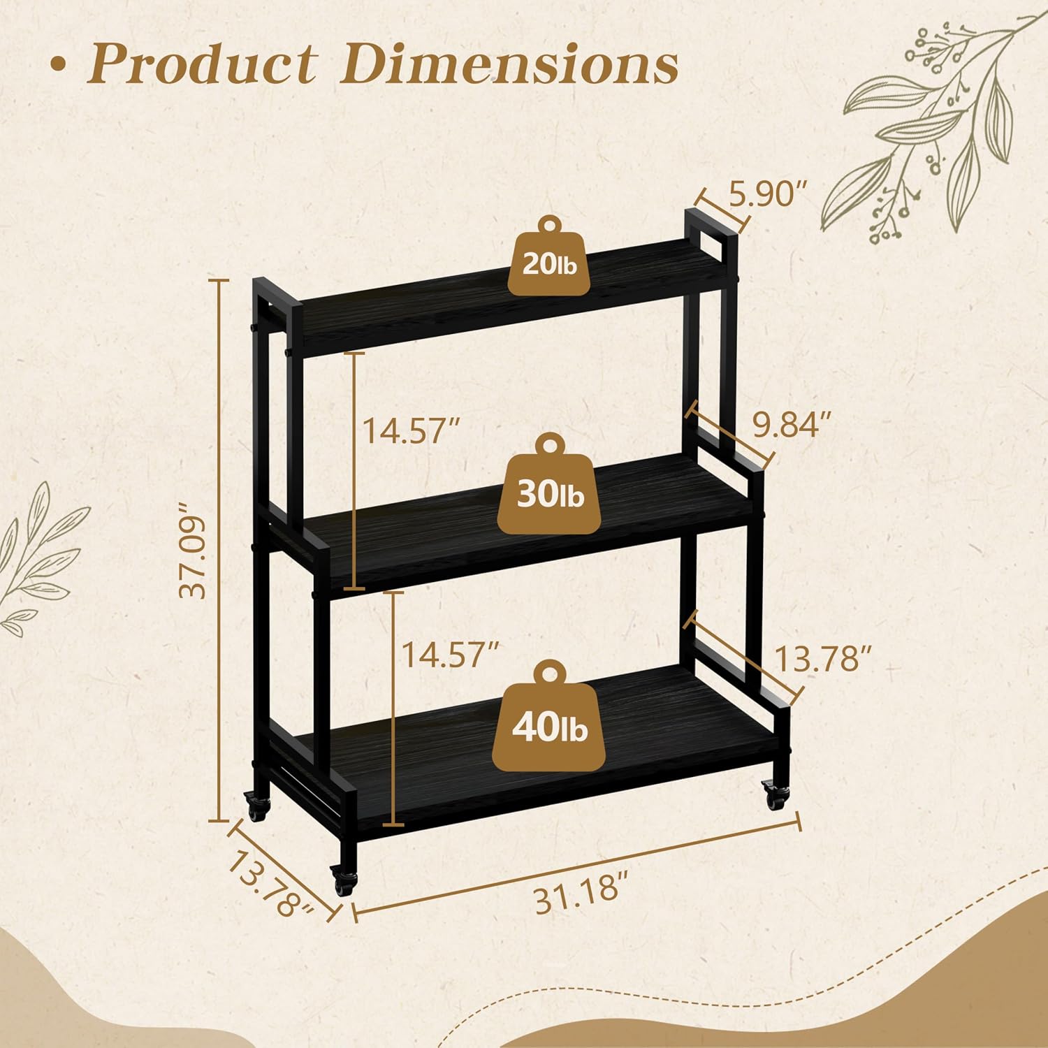 Scaffale Porta Piante a 3 Live - Frame Display Wood recensione e prezzo