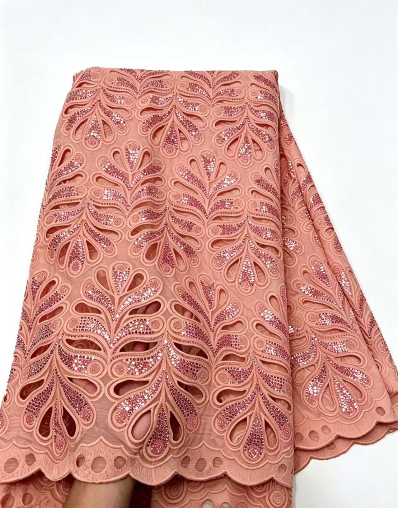 Tessuto in pizzo di organza e  - Embroidery Organza recensione e prezzo