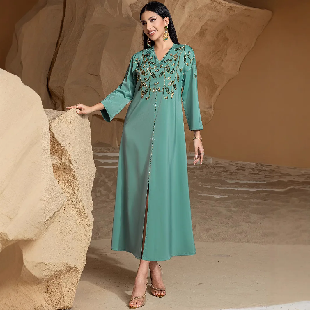 Abaya di Dubai per Donne, Abit - Embroidery Arabic recensione e prezzo