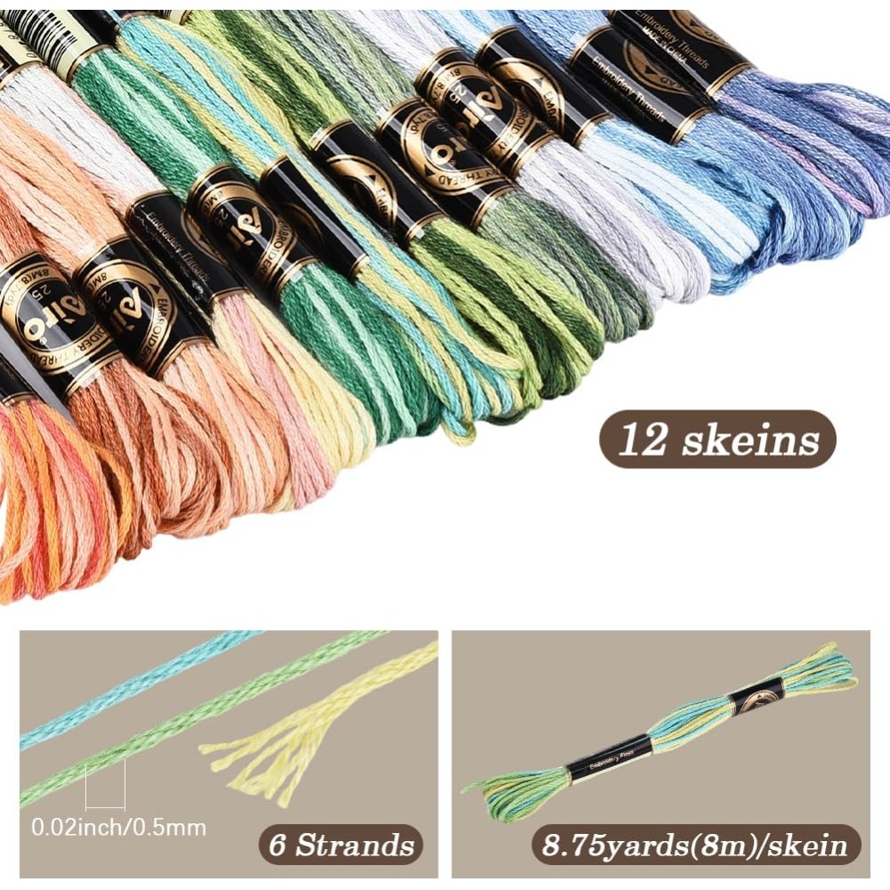 12 Gomitoli 105 Iarde Filo da  - Embroidery Floss recensione e prezzo