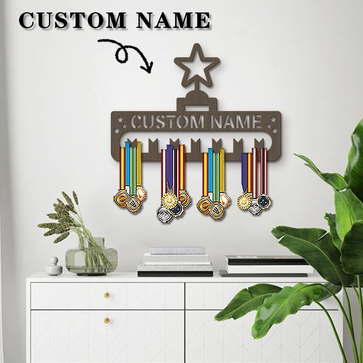 Portamedaglie in Legno con Cor - Frame Display Wood recensione e prezzo