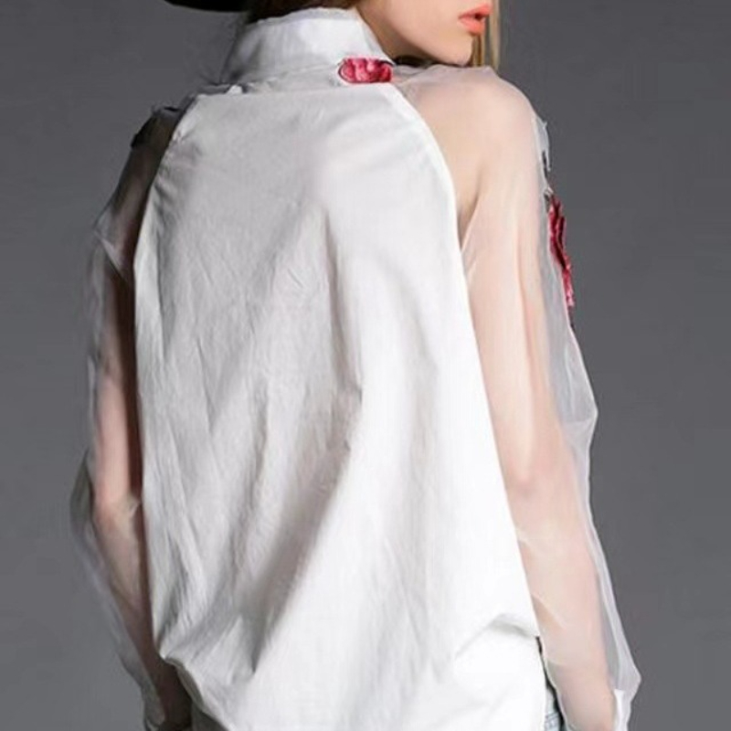 Camicetta in chiffon con ricam - Embroidery Jersey recensione e prezzo