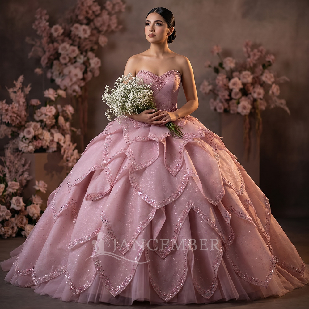 Abito da Quinceañera di Lusso  - Embroidery Organza recensione e prezzo