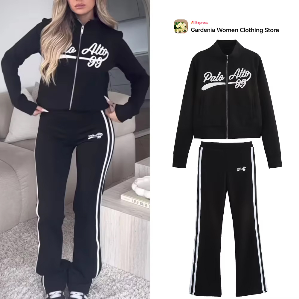 Set sportivo college nero da d - Embroidery Jacket recensione e prezzo