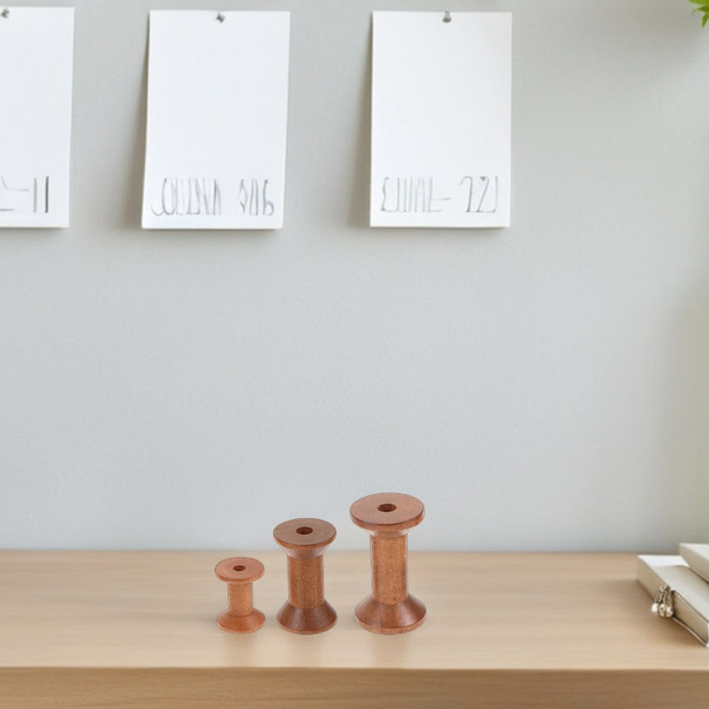 6 bobine in legno vintage, rea - Embroidery Yarn recensione e prezzo