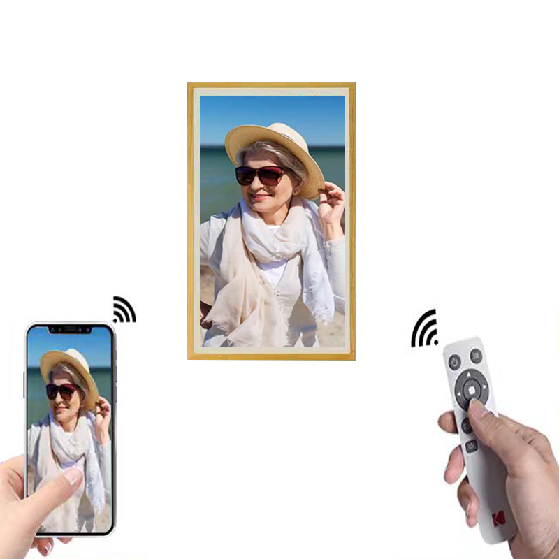 Cornice Digitale 4K IPS con Sc - Frame Display Wood recensione e prezzo
