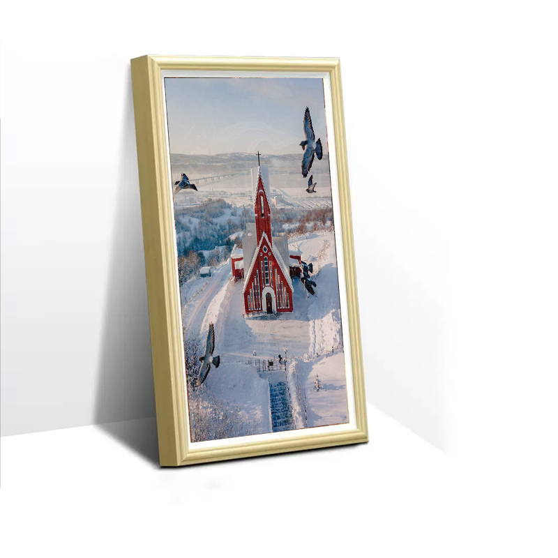 Cornice Digitale 4K IPS con Sc - Frame Display Wood recensione e prezzo