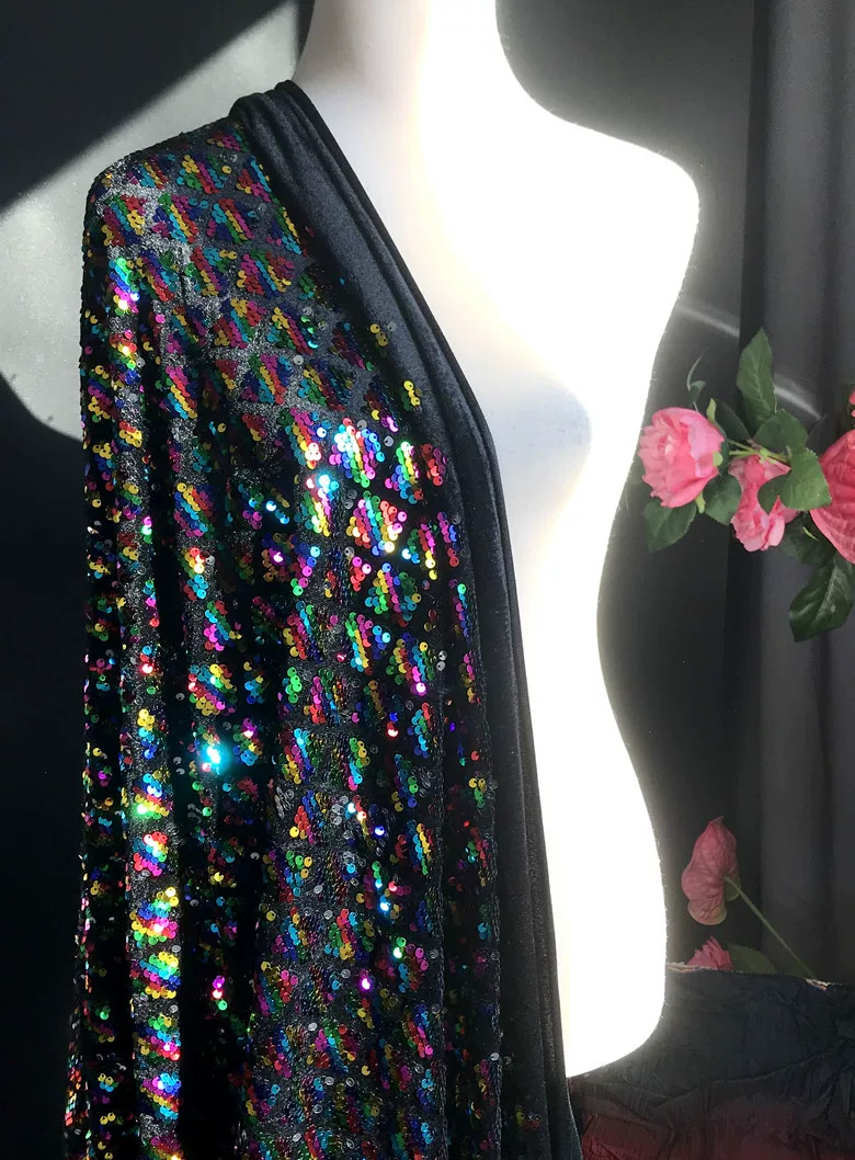 1 yard di tessuto in velluto c - Embroidery Skirt recensione e prezzo